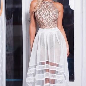 Holt Miami High Low Skirt